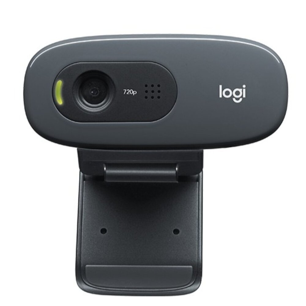 Logitech C270 HD Webcam - 720P - USB 2.0 - Widescreen HD Video Calling V-U0018